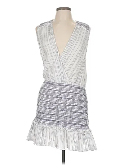 Pre-owned Veronica Beard Cocktail Dress In White