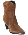 Veronica Beard Cody Suede Bootie In Brown