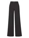 Veronica Beard Cole Wide-leg Pant In Black In Black