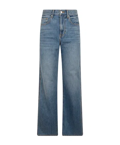 Veronica Beard Coll High-rise Wide-leg Jeans In Blue