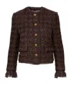 Veronica Beard Coll Jackets Brown In Black