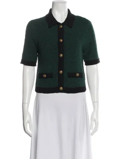Pre-owned Veronica Beard Colorblock Pattern Jacket W/ Tags In Green