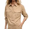 Veronica Beard Colvin Long-sleeve Top In Nude