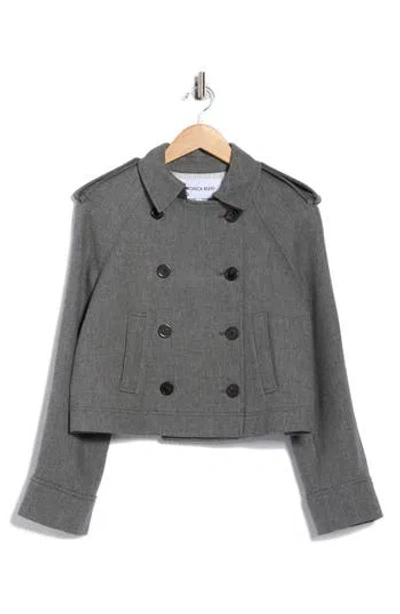 Veronica Beard Conneley Double-breasted Tweed Jacket In Gray