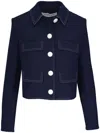 Veronica Beard Constantine Woven Jacket In Blau