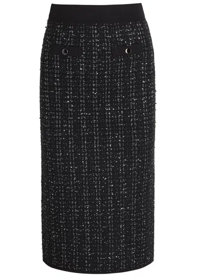 VERONICA BEARD VERONICA BEARD CORBIN SEQUIN-EMBELLISHED KNIT MIDI SKIRT