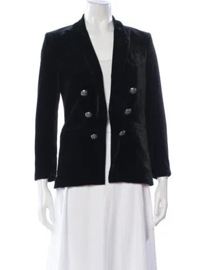 Pre-owned Veronica Beard Corduroy Blazer In Black