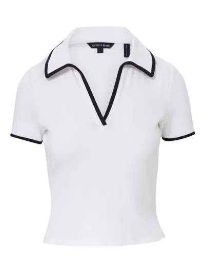 Veronica Beard Cotton Polo Top