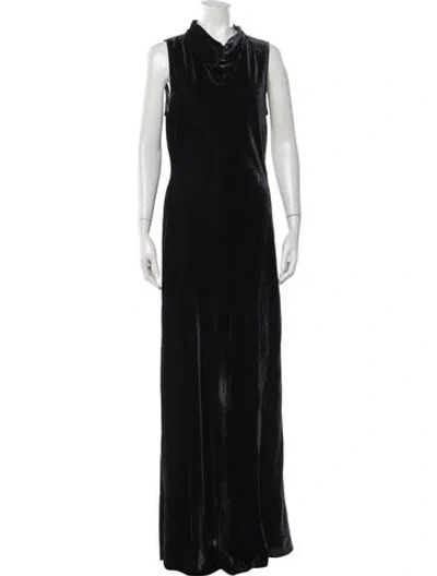 Pre-owned Veronica Beard Cowl Neck Long Dress W/ Tags In Blue
