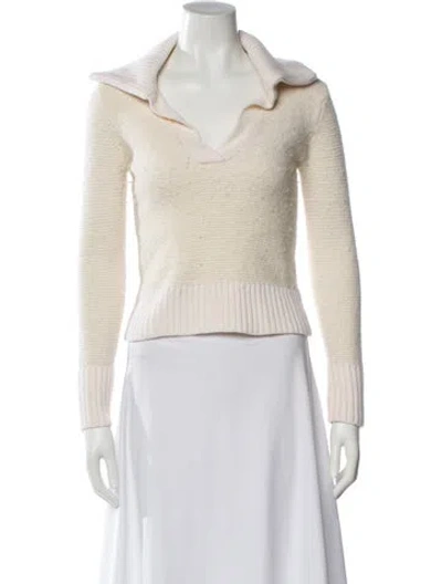 Pre-owned Veronica Beard Cowl Neck Sweater In Neutral
