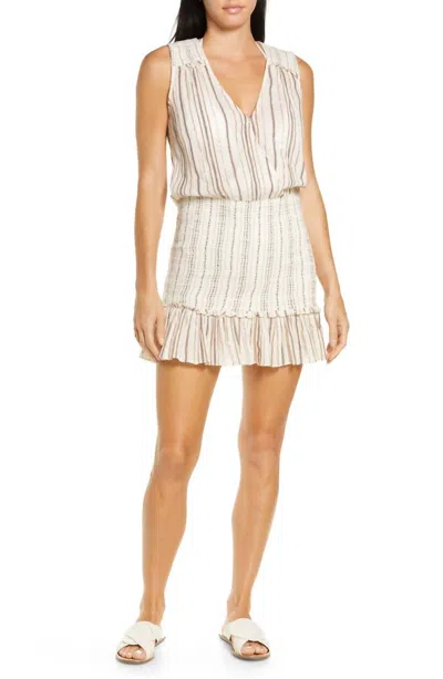 Veronica Beard Cox Dress In Natural Multi In Pink