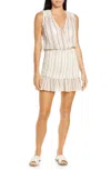 Veronica Beard Cox Dress In Natural Multi In Pink