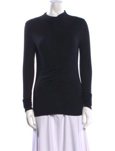 Pre-owned Veronica Beard Crew Neck Long Sleeve Sweatshirt In Black