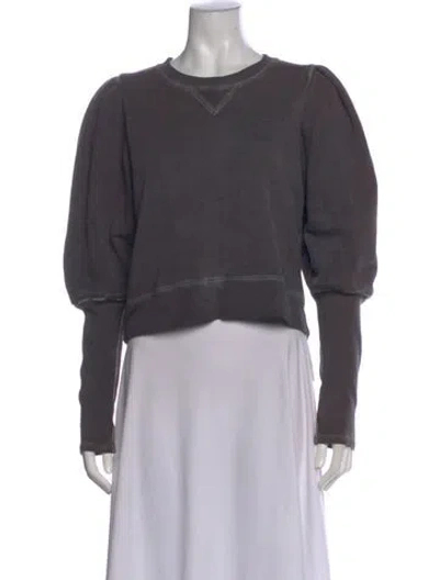 Pre-owned Veronica Beard Crew Neck Long Sleeve Sweatshirt In Multi