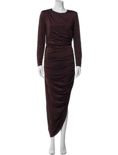 Pre-owned Veronica Beard Crew Neck Midi Length Dress W/ Tags In Brown