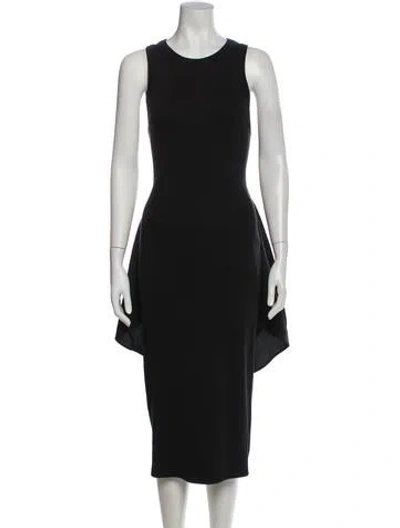 Pre-owned Veronica Beard Crew Neck Midi Length Dress W/ Tags In Green