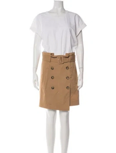 Pre-owned Veronica Beard Crew Neck Mini Dress In Multi