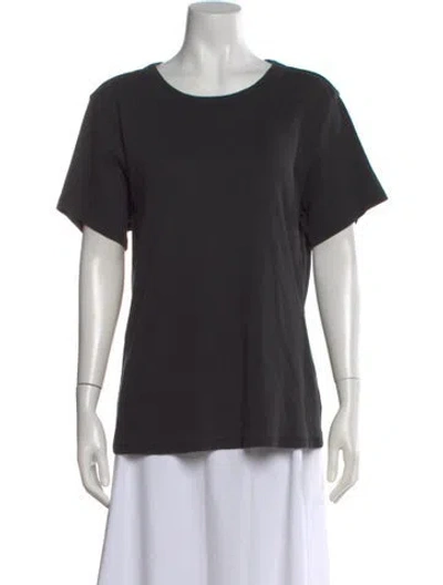Pre-owned Veronica Beard Crew Neck Short Sleeve T-shirt In Black