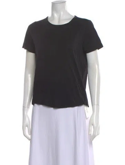 Pre-owned Veronica Beard Crew Neck Short Sleeve T-shirt In Gray