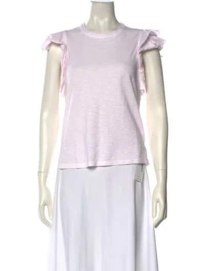 Pre-owned Veronica Beard Crew Neck Short Sleeve T-shirt In Multi