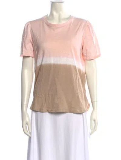 Pre-owned Veronica Beard Crew Neck Short Sleeve T-shirt In Multi
