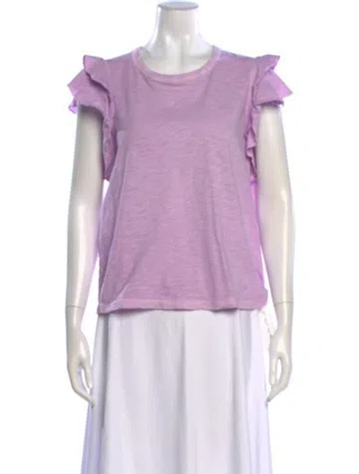 Pre-owned Veronica Beard Crew Neck Short Sleeve T-shirt In Multi