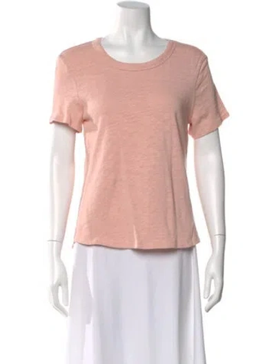 Pre-owned Veronica Beard Crew Neck Short Sleeve T-shirt In Neutral
