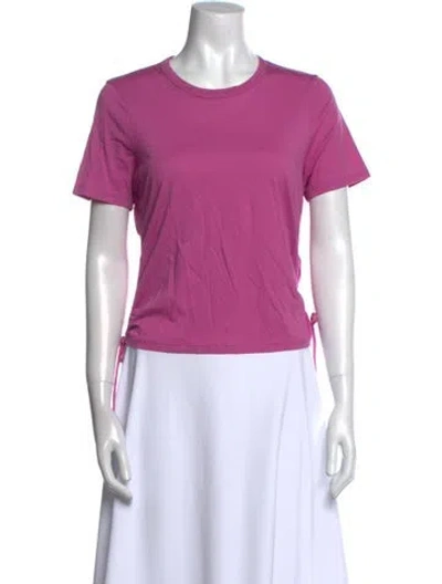 Pre-owned Veronica Beard Crew Neck Short Sleeve T-shirt In Pink