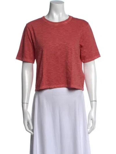 Pre-owned Veronica Beard Crew Neck Short Sleeve T-shirt In Pink