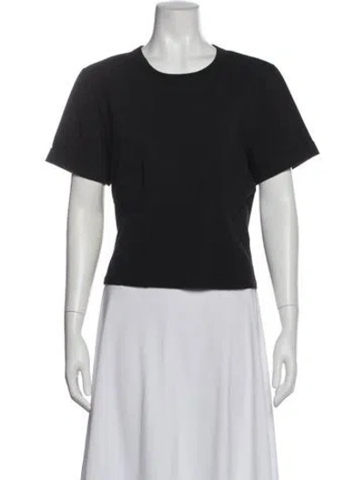 Pre-owned Veronica Beard Crew Neck Short Sleeve T-shirt W/ Tags In Black