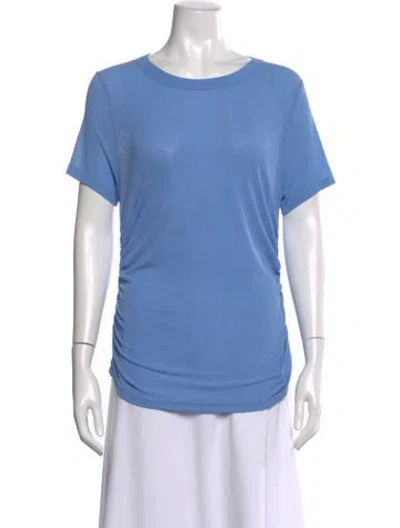 Pre-owned Veronica Beard Crew Neck Short Sleeve T-shirt W/ Tags In Blue