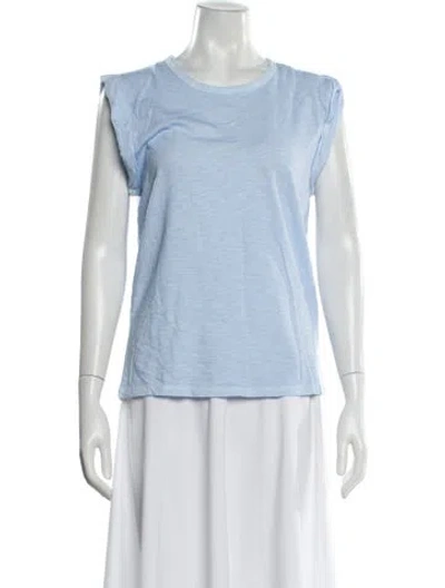 Pre-owned Veronica Beard Crew Neck Short Sleeve T-shirt W/ Tags In Blue