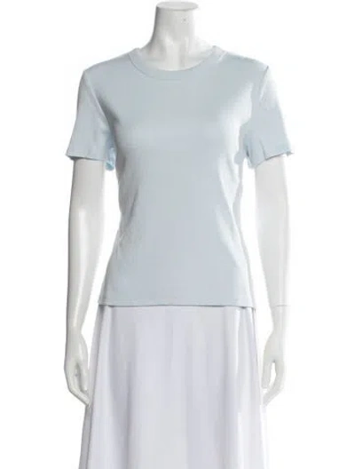 Pre-owned Veronica Beard Crew Neck Short Sleeve T-shirt W/ Tags In Blue