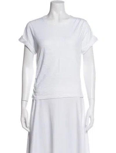 Pre-owned Veronica Beard Crew Neck Short Sleeve T-shirt W/ Tags In White