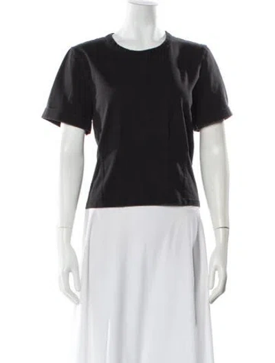 Pre-owned Veronica Beard Crew Neck Short Sleeve T-shirt In White