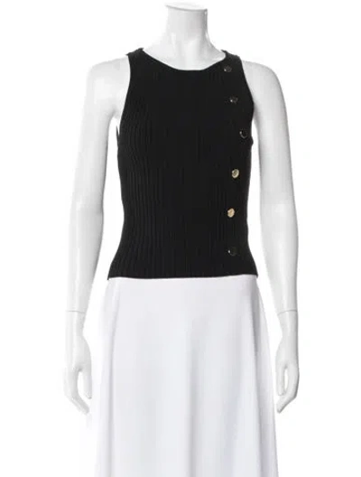 Pre-owned Veronica Beard Crew Neck Sleeveless Top In Blue