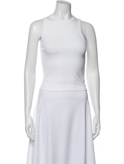 Pre-owned Veronica Beard Crew Neck Sleeveless Top In Gray