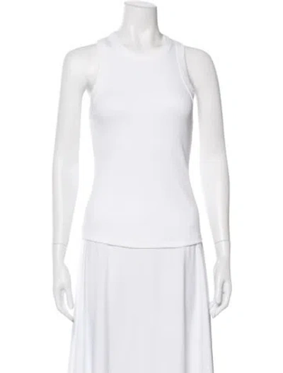 Pre-owned Veronica Beard Crew Neck Sleeveless Top In Neutral