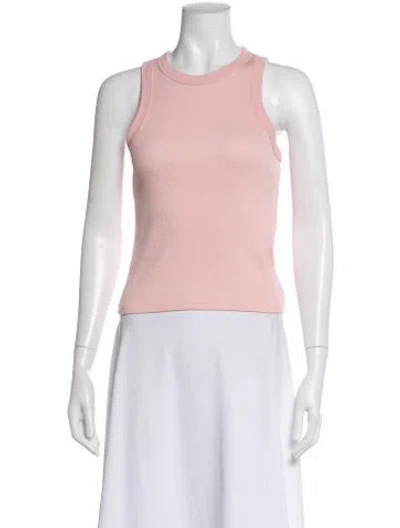 Pre-owned Veronica Beard Crew Neck Sleeveless Top In Pink