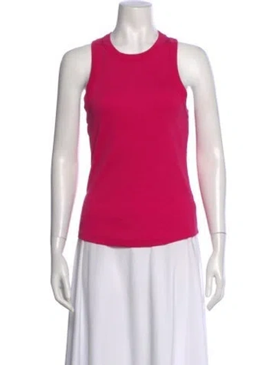 Pre-owned Veronica Beard Crew Neck Sleeveless Top In Pink