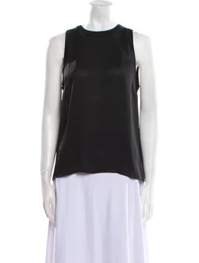 Pre-owned Veronica Beard Crew Neck Sleeveless Top W/ Tags In Black
