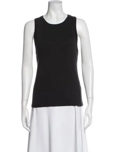 Pre-owned Veronica Beard Crew Neck Sleeveless Top W/ Tags In Black