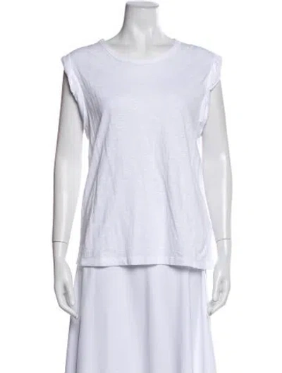 Pre-owned Veronica Beard Crew Neck Sleeveless T-shirt In Multi