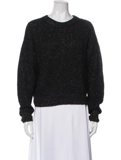 Pre-owned Veronica Beard Crew Neck Sweater In Black