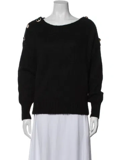 Pre-owned Veronica Beard Crew Neck Sweater In Black/blue