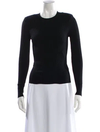 Pre-owned Veronica Beard Crew Neck Sweater In Blue