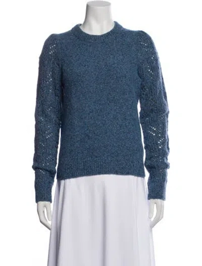 Pre-owned Veronica Beard Crew Neck Sweater In Blue