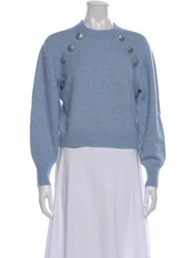 Pre-owned Veronica Beard Crew Neck Sweater In Blue