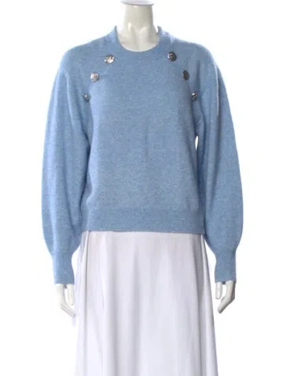 Pre-owned Veronica Beard Crew Neck Sweater In Blue