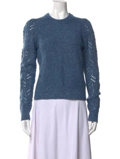 Pre-owned Veronica Beard Crew Neck Sweater In Blue